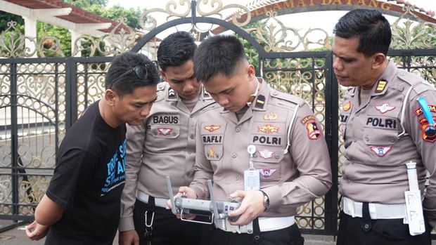 Korlantas Polri Terbangkan ETLE Drone Patrol Presisi di 4 Titik Strategis Semarang