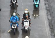gambar korlantas polri terbangkan etle drone patrol presisi di 4 titik strategis semarang