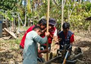 gambar usai bencana banjir aceh utara relawan pmi bergerak pulihkan sumur warga