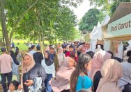 gambar peningkatan pengunjung signifikan di kebun raya bogor program poelang kampoeng jadi magnet utama libur lebaran 2026