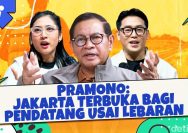 gambar pramono jakarta terbuka bagi pendatang usai lebaran