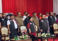 gambar pramono dampingi megawati hadiri bung karno festival di taman proklamasi